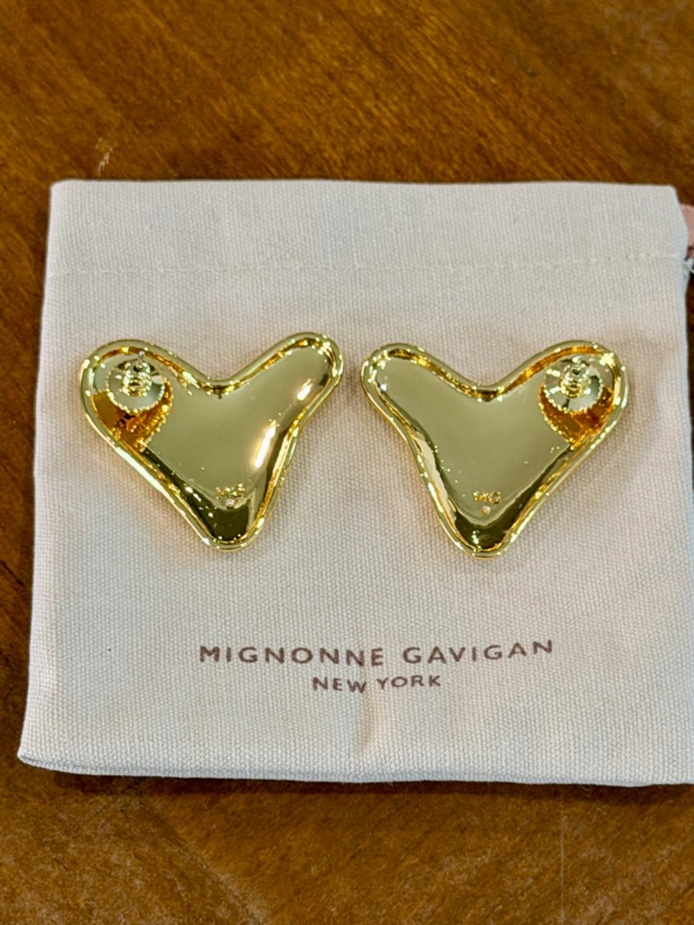 Mignonne Gavigan Gold Zoey Stud Earrings - Picture 4 of 5